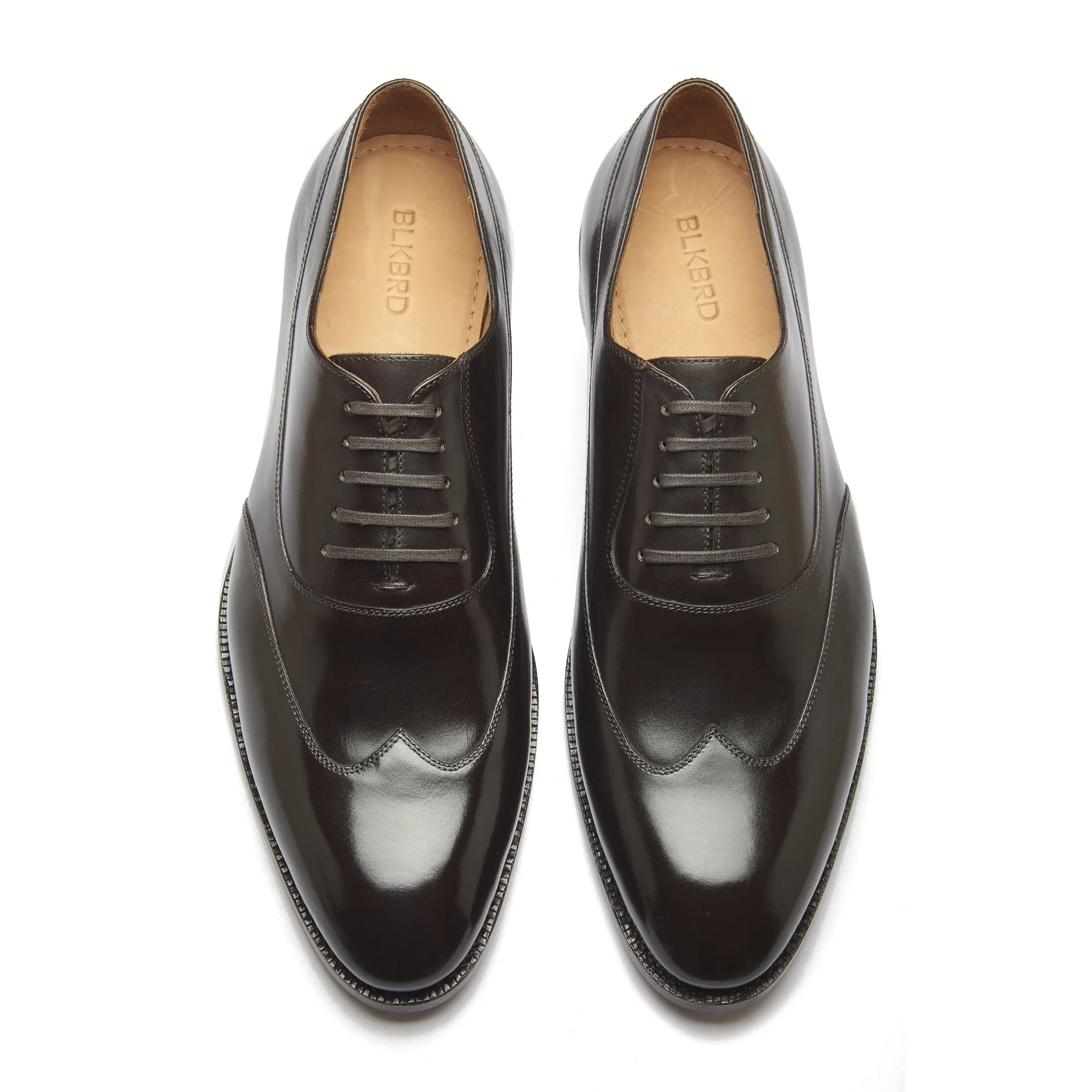 Jürgen, Austerity Wingtip Spiral Oxford - Espresso Calf | Hand Welted Spiral Collection - Image 3