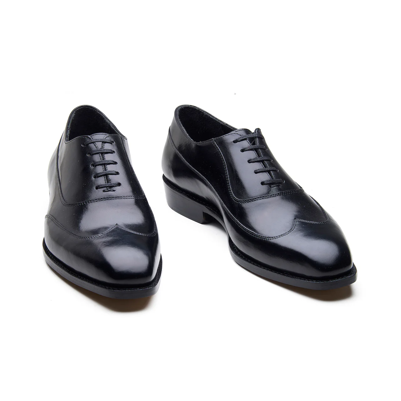 Jürgen-Z, Spiral Austerity Wingtip Oxford - Black Calf | Hand Welted Spiral Collection - Image 4