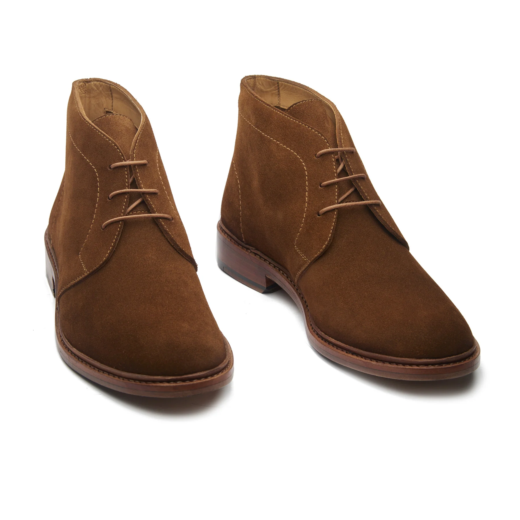 Lucas, Unlined Chukka Boot - Ox Reverse Snuff | Summer Classics - Image 4