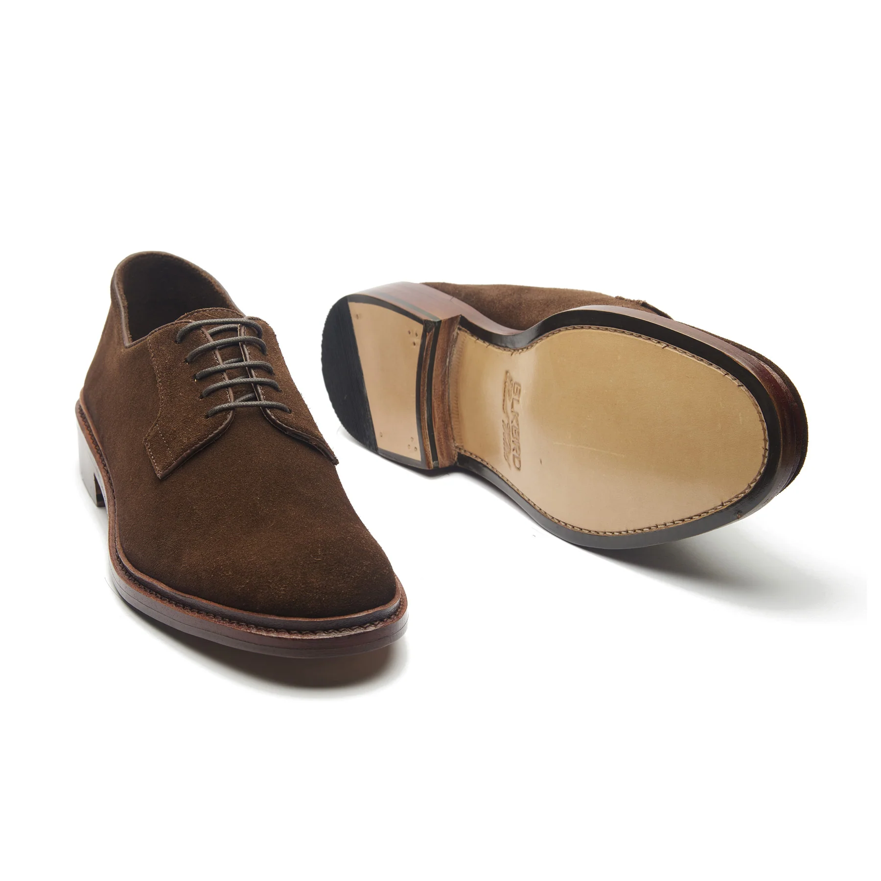 Luke, Unlined Blucher - Brown Repello Suede | Summer Classics - Image 4