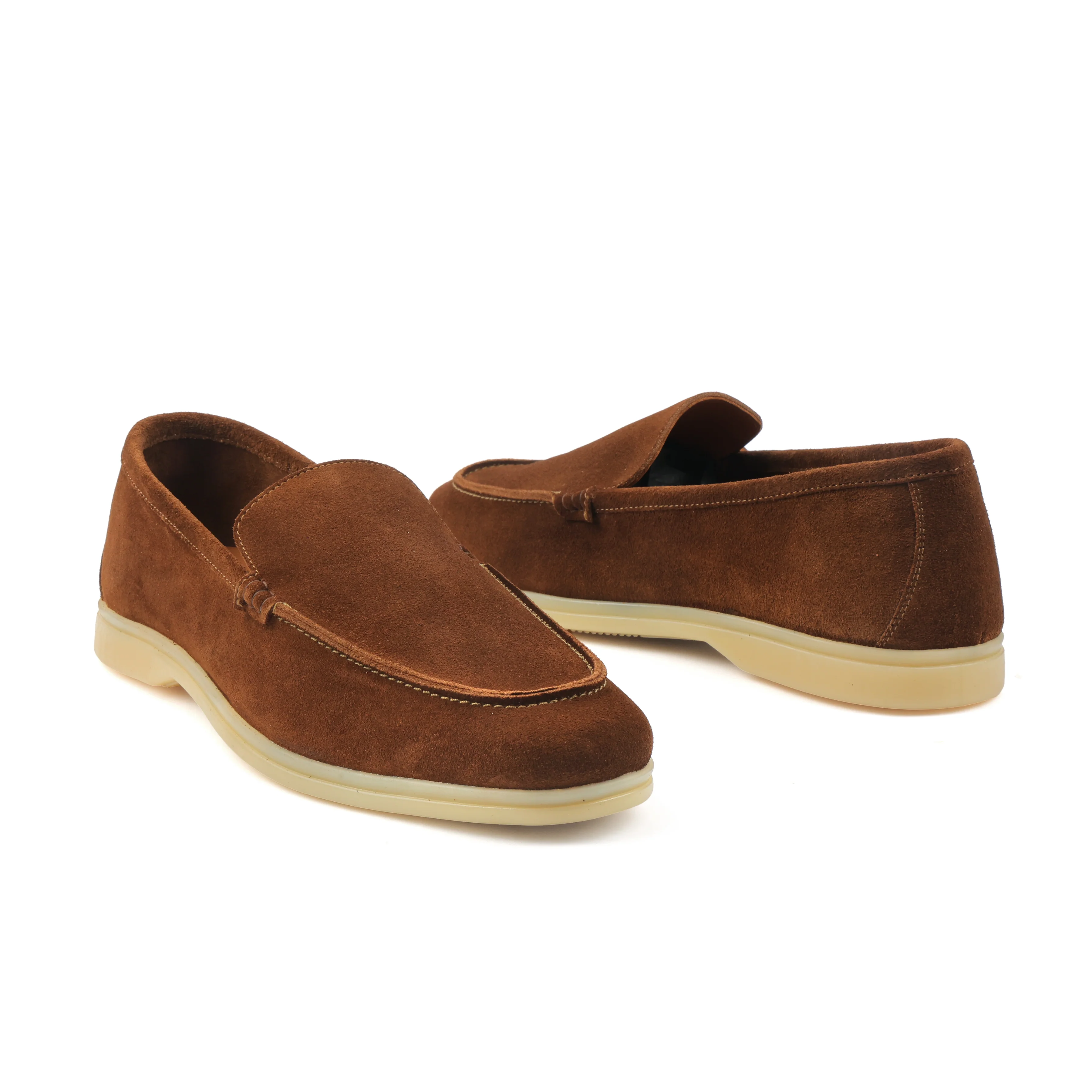 Orlie, Slipons - Polo Brown Go Rain Suede | Unlined Flex Collection - Image 5