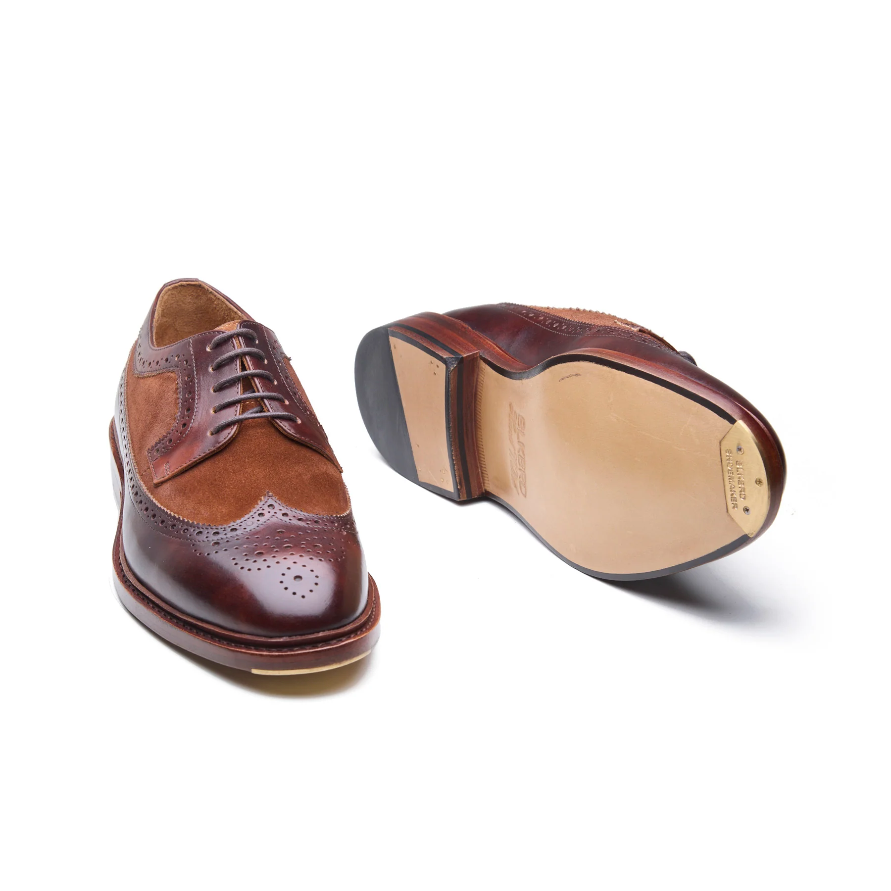 Raife, Longwing Blucher - Chestnut Museum and Calf Suede | Contemporary Classics - Image 4