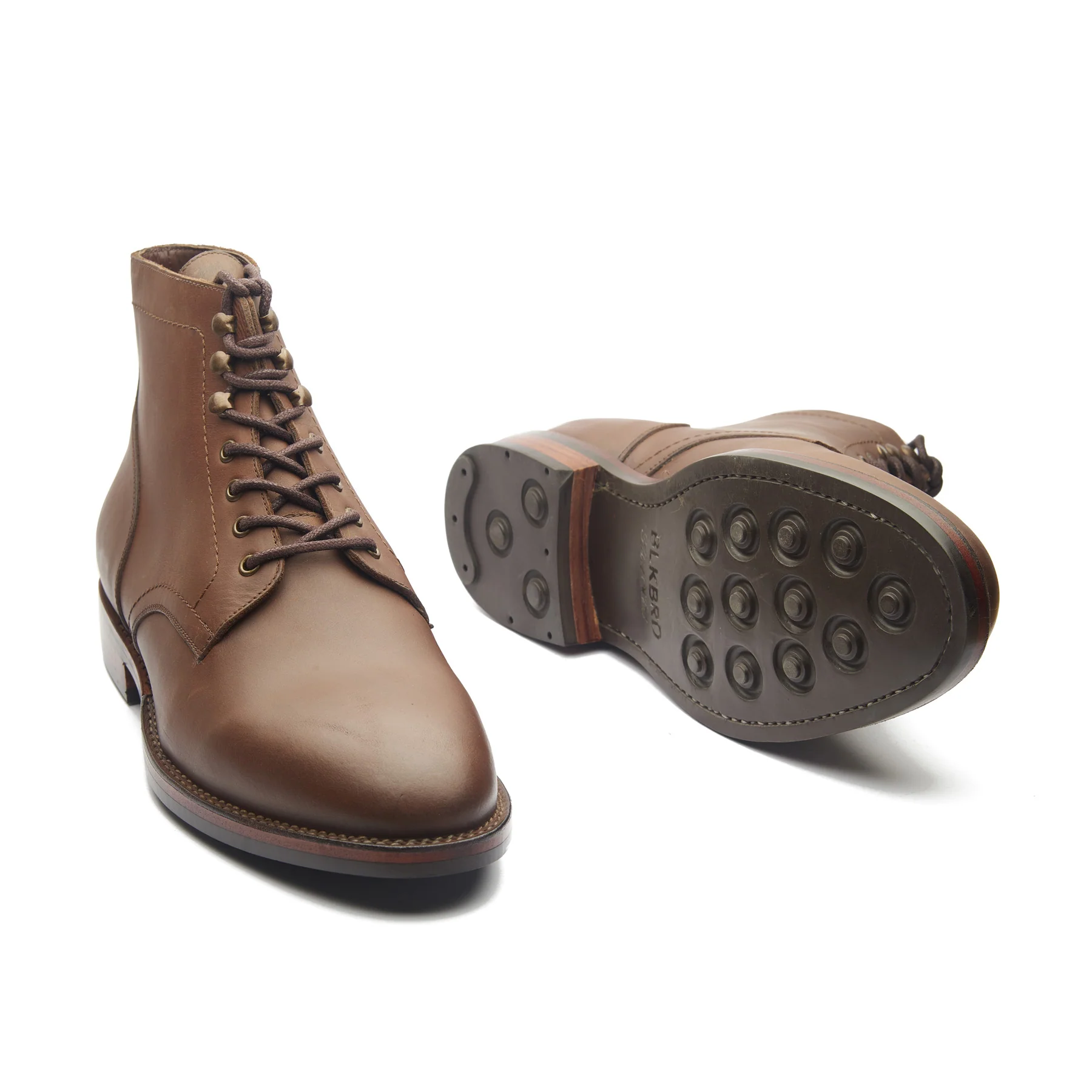 Rudiger, Service Boot - Cognac Pullup | Stitchdown Construction - Image 5