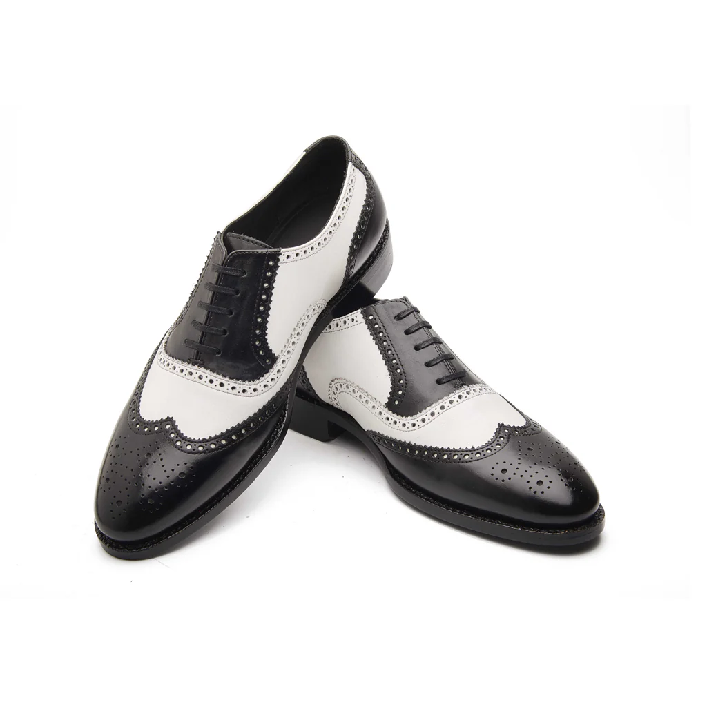 Specter, Spectator Shoes - Noir Blanc | Hand Welted | Classics Collection - Image 4
