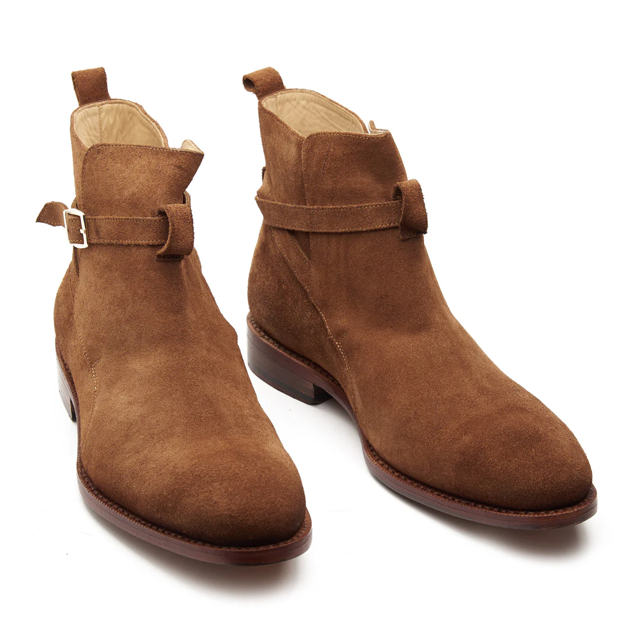 Umaid, Jodhpuri Boot - Tan Suede | Hand Welted | Smart Casuals - Image 3
