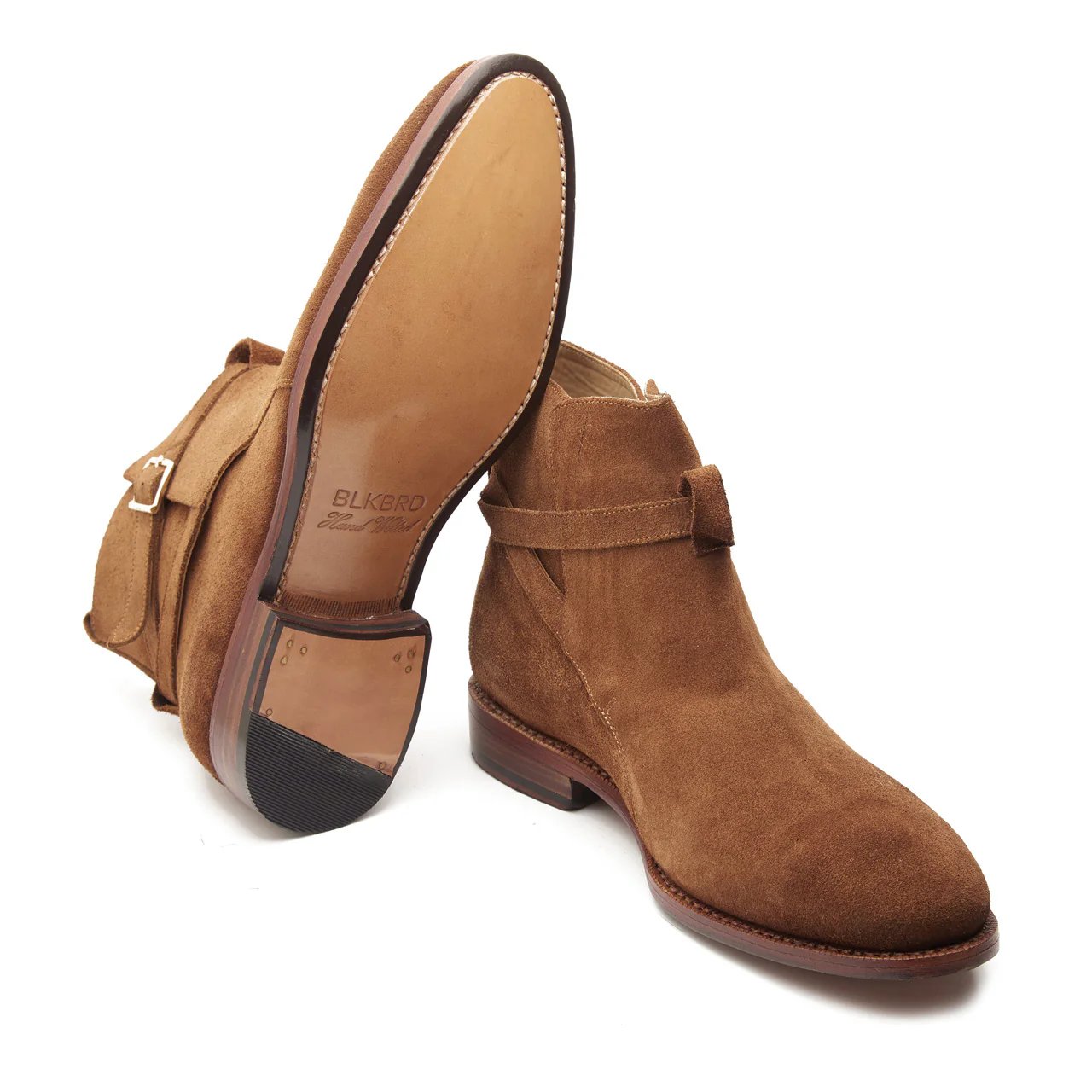 Umaid, Jodhpuri Boot - Tan Suede | Hand Welted | Smart Casuals - Image 4